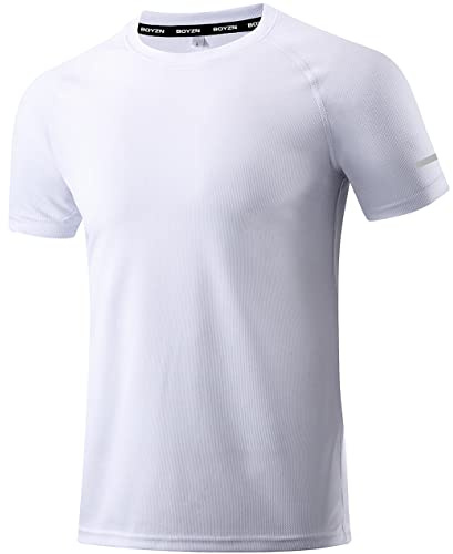 Boyzn 1, 3 eller 5-pack sportt-shirts, herr, kortärmade t-shirts, funktionell skjorta, löpskjorta, snabbtorkande ventilerande sportskjorta, sommar, fitnessskjorta, träningströja för löpning, träning,
