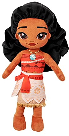 Disney Store Official Princess Plush Doll, Moana, Medium 14 Inches, Soft Plushy with Embroidered Features, Princess Toys for Girls, Disney Dolls, Stuffed Animals for Girls