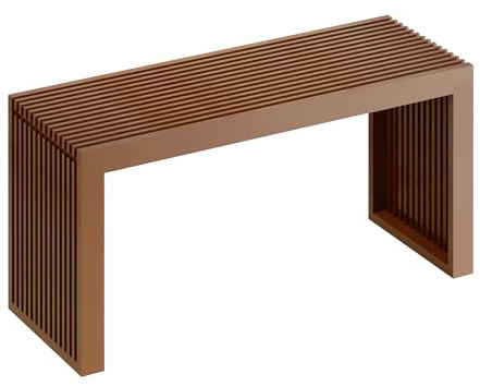 APRTAT Bamboo Dining Bench Indoor Long Entryway Shoe Rack Bench,Outdoor Modern Wood Benches 35 Inch Bamboo Bench for Living Room Hallway Bedroom Bathroom