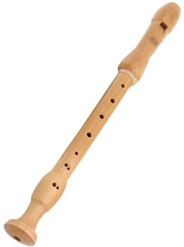 Flauta Dulce Alto de 8 Agujeros Instrumentos Musicales Flauta de Madera de Arce Estilo alemán Estilo Barroco Clarinete Alto(German)