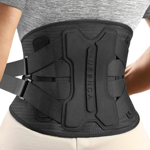 NEENCA Ceinture Lombaire (Noir, L)