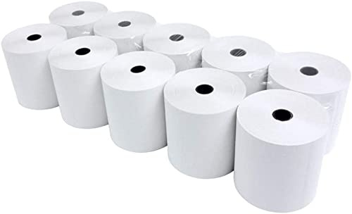 Termiskt papper till rullar 100 rullar 57 mm x 36 mm x 15 m registrera pappersrullar maskin kvittopappersrullar för kreditkort PDQ-maskiner