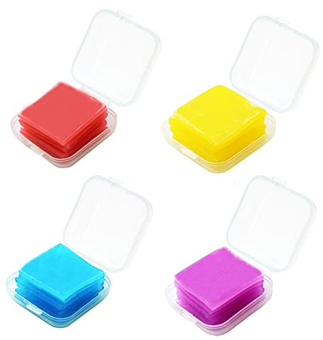 Surakey 24 Pièces Diamond Painting Colle 5D Diamond Painting Argile DIY Cross-Stitch Peinture Argile Argile d'impression Carrée Colorée avec Boîte de Rangement Diamant Peinture Broderie Accessoires