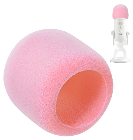 PhantAccy Pop Filter/Windscreen for Blue Yeti and Yeti Pro Microphones, Mic Cover for Filtering Plosives and Hissing Noise