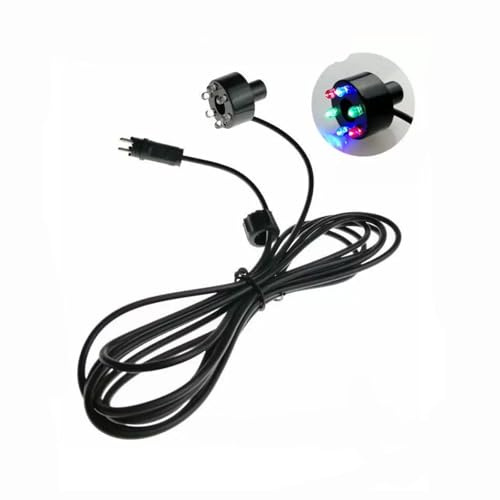 Ailan Mini 6 LED Lights Waterproof Aquarium Landscape Light,Decorative Water Fountain Pond Night-Lights Water Lamp for for Water Fountain Pond Rockery (Colored Light)