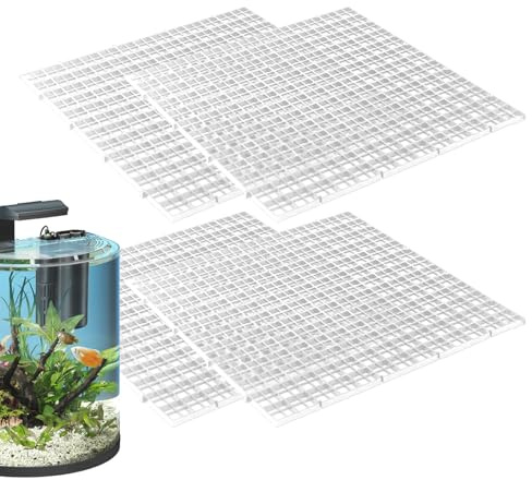 Bollisate Aquarium Cover, 4 Pieces Aquarium Cover Plates, Multifunctional Fish Tank Lid, Breathable Grid Panel Fish Tank Top Covers, Anti-Jumping Terrarium Lid, from Jumping Out of The Tanks