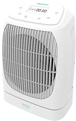 Cecotec Scaldabagno Elettrico 9870 Basso Consumo Ready Warm Smart Rotate. 2000 W, oscillazione, 3 modalità, silenzioso, display LCD, sistema di sicurezza, 15 m2