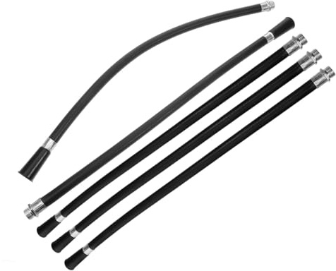 Tofficu 5pcs Fire Extinguisher Nozzle Hose Flexible Design for Vehicle Truck Safety Emergency Use Fire Extinguisher Parts