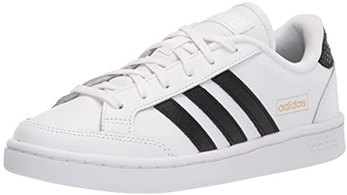 adidas Grand Court Se tennissko, dam, Vit/svart/guld metallisk, 41 EU