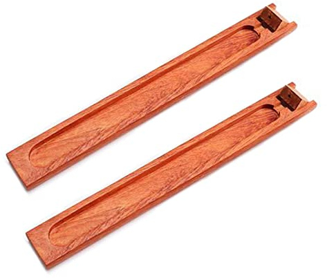 Bymivofun 2 Pezzi Porta Incenso in Legno di Bambù, Bruciatore per Meditazione Yoga, Indoor Outdoor (Legno di Fiori di Pero)
