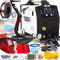 SKANDI KRAFT iTech MIG 220 - MIG MAG Schweißgerät Schutzgas mit Doppelpuls und MIG/MAG AUTO System (LCD) - Starker 200A Inverter 4 in 1: MIG/MAG, LIFT-TIG, MMA und Lötschweißen - Set PremiumPlus