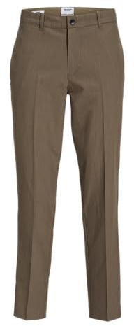 Jack & Jones Male Chino Pantaloni Tapered Fit Chino, Elmwood, 27W x 30L