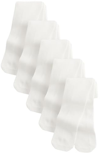 NEXT Bambina Confezione da 5 paia di collant per neonati Ecru 3 Mesi-6 Mesi