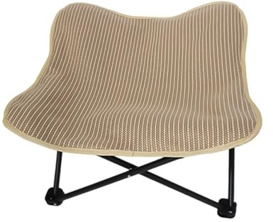 Kattklösbädd – vikbar sisalstol för husdjur, klösstol i sisal för , 53 x 53 cm inomhus utomhus kattmöbler för små medelstora kattungar trädgård, gårdslek