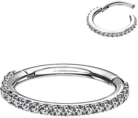 OUFER Helix Piercing zirconia cubica cartilagine trago piercing donna daith helix piercing orecchio