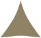 vidaXL Sonnensegel Oxford-Gewebe Dreieckig 4x5x5 m Beige