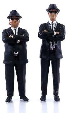 Kk Scale Models - Fig Jake and Elwood Figurine Set - 1/18