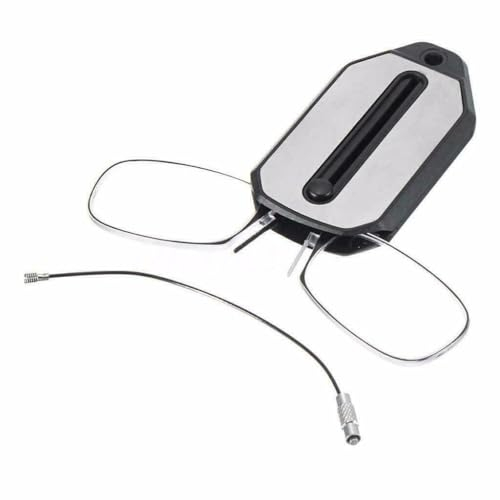 MoguGo Lesebrillen als Schlüsselanhänger, Schlüsselbund Klappbar Unisex Mini Nasen Clip Lesebrille mit Etu (Stärke 3,00)