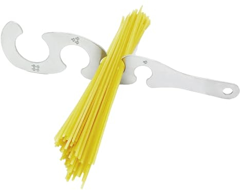 Mesureur de spaghettis en acier inoxydable - Outil de mesure de pâtes à spaghettis - Outil de contrôle des portions pour les familles pour la maison, la cuisine, le dortoir, le restaurant