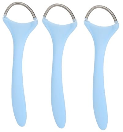 Molla per Depilazione, Epilatore per Rimozione del Viso 3 Pezzi Manico Lungo in Acciaio Inossidabile Molla Delicata Filettatura per il Viso Epilatore Molla per Rimozione dei