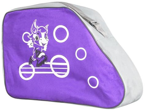 COMFOLIVING Schlittschuh-Tasche - Atmungsaktive Eiskunstlauf-Tasche, Skate-Tasche, Inline-Skate-Tasche, Rollschuh-Zubehör,Rollschuhtasche, Verstellbarer Rollschuhrucksack Für Und Mädchen