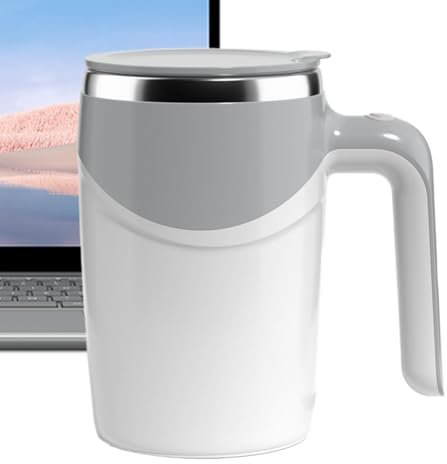 Agitatore automatico per tazza di caffè - Bicchiere da caffè con miscelazione automatica, tazza da caffè con agitazione automatica | Tazza da caffè con agitazione magnetica automatica ricaricabile da
