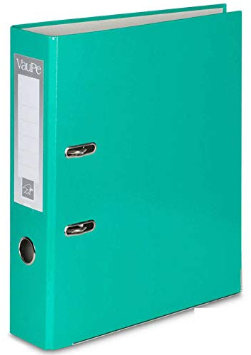 OFFICE Centre 10 Turquoise A4 Large 75mm Lever Arch Files Folders Metal Edge Stationery Document Storage Paper Office School