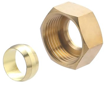 Tuerca Ø16 + oliva Hembra 3/4 para Racor bicono (a Roscar) NOYON & THIEBAULT