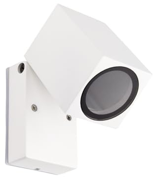 LEDKIA LIGHTING Wandleuchte Außen Aluminium Quadratisch Onuba Silber GU10