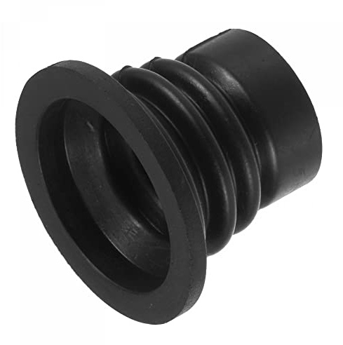 sourcing map Lavadora Máquina Desagüe Tubería Sello Silicona Sellado Tapón Anillo para Baño, Cocina, Lavandería Cuarto, 39mm, Negro