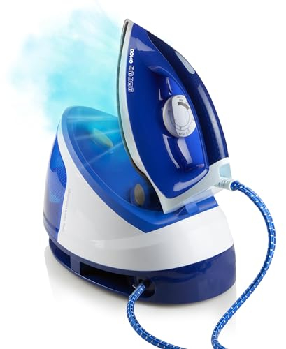 Domo DO1069S fer à repasser Fer à vapeur 2200 W Bleu, Blanc
