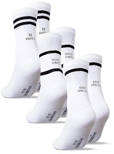 Occulto Chaussettes de Sport Femme & Homme Lot de 3 (modèle: Leo)