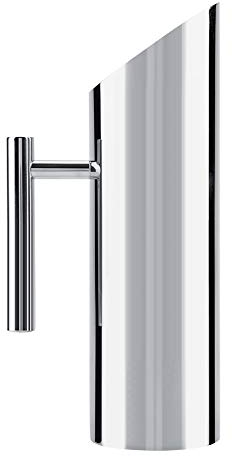 Yabound Stainless Steel Water Pitcher, 1.5L Water Jug with Handle and Ice Guard, Cold and Hot Drinking Pitcher for Milk, Juice, Iced Tea in Home or Hotel (1.5L)