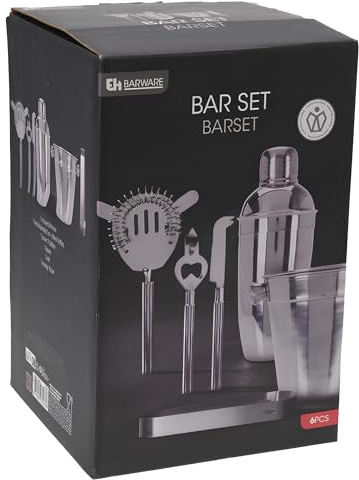 Self Import Agencies COCKTAIL SHAKER, SET DE 5 PCS - ACIER INOXYDABLE