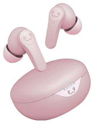 Fresh 'n Rebel Twins Rise, Ëcouteurs Bluetooth Intra-Auriculaires sans Fil avec Réduction de Bruit Active Hybride, Mode Ambiant, Résiste aux éclaboussures (IPX4), 30h D'Autonomie (Pastel Pink)