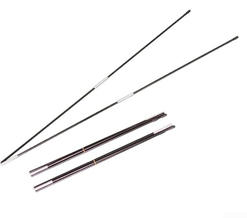 Kit de repuesto de barras de fibra de vidrio para tienda de campaña de 1 2 personas, varillas de soporte plegables para uso en exteriores (1,4 m)