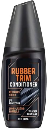 Genérico Protector de Goma,Protección UV De Larga Duración - Protector De Burlete De La Ventana del Coche - para Cuidado Restauración Mantenimiento Ventana Puerta Junta De Estanqueidad Vehículo