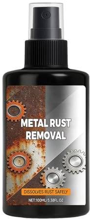 Generisch Spray convertidor de óxido – Removedor de limpieza rápida para el cuidado del metal – eficaz convertidor de óxido en aerosol – para taller, garaje, interior, hogar, coche y reparación de