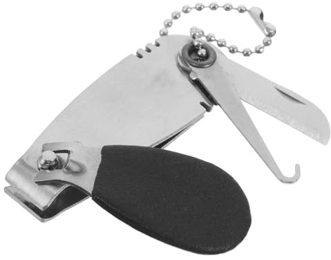 Homoyoyo Mini Tijeras de Pesca Metálicas para Cortar Sedal Precisión, Alicates Compactos para Moscas, Kit de Herramientas Ligeras y Portátiles para Pesca Deportiva al Aire Libre