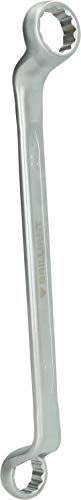 BRILLIANT TOOLS BT012908 Llave de estrella doble, acodada, 21 x 23 mm [Powered by KS TOOLS]