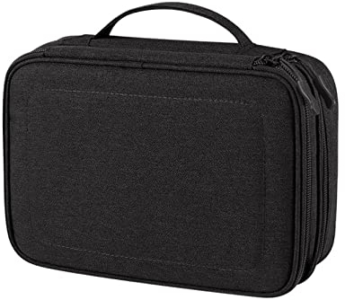 Kabel Organizer Tasche,Elektronik Case,Elektronische Tasche Organizer universal travel Kabel Elektronik Zubehör Tasche Reise Organizer Case für Kabel,Powerbank,Festplatten,Multifunktional (schwarz)
