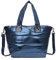 OBC XXL Damen Tasche Nylontasche Shopper Schultertasche Umhängetasche Beuteltasche Handtasche Weekender Reisetasche Shopping Bag Dunkelblau