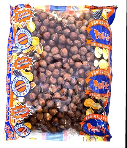Avellanas Crudas 1 Kg - Naturales y Sin Procesar - Ideal para Snack Saludable y Repostería