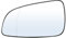 Cristal Espejo Exterior para Opel para Astra H 2004-2009 Espejo Retrovisor Lateral De Puerta Retrovisor Convexo Calentado con Espejo Retrovisor Cristal(Izquierda)