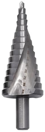 Metal Step Drill Bit Set for Hard Steel, Cone Drill Bit Multiple Hole Cutter(4-32mm), Cone Cutters for Metal Wood Stainless Steel