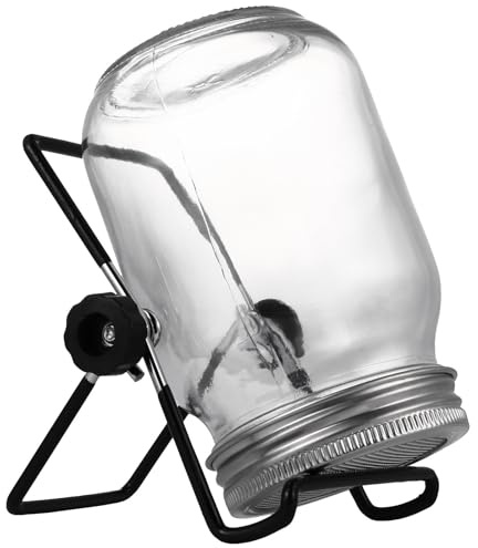 Veemoon Kit Germinazione Barattolo Mason in Vetro e Coperchio Inox