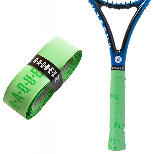 Raquex Enhance Grip para Raqueta: Pádel, Tenis, Bádminton y Squash. Pegajoso, Duradero, Absorbente. 14 Colores. Grip Autoadhesiva para Raqueta
