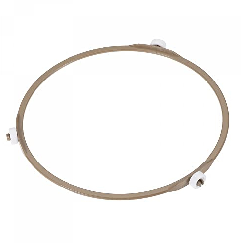 sourcing map Microwave Oven Turntable Support Circle Fittings Glass Plate Roller Bracket Brown 2 Pcs