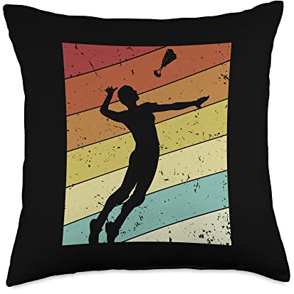 Indiaca Professional Peteca Peteca Players Gifts Retro Game Ball Professional Indiaca Players Peteca Throw Pillow, 18x18, Multicolor