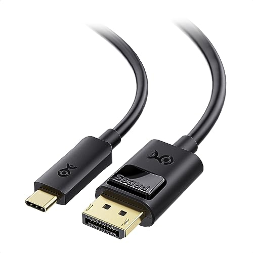 Cable Matters 32.4Gbps USB C to DisplayPort 1.4 Cable 1.8m Support 8K 60Hz/4K 240Hz (Thunderbolt 4 to DisplayPort, DP to USB C Cable) Black - Works with iPhone 15 MacBook XPS